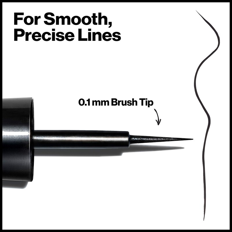 Revlon Skinny Liquid Eyeliner, ColorStay Eye Makeup, Waterproof, Smudge-proof, Longwearing