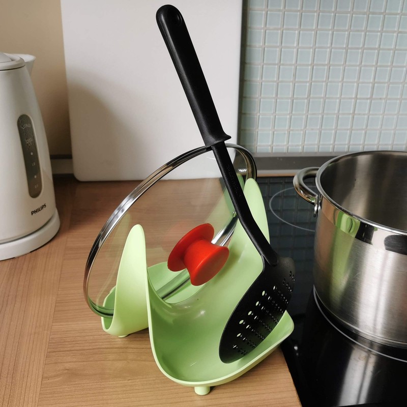 Berossi Pot Lid Holder | Lid Stand Holder for Kitchen