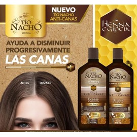 Tío Nacho TIO NACHO SHAMPOO Y ACONDICIONADOR ANTI CANAS 2pk 415ml each