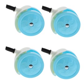 IWOWHERO 4pcs Silent Walker Wheels Replacement Durable and Wear Resistant Caster Wheels for Smooth Indoor Use Flexible Turning for Walkers and Walking