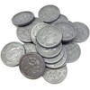 hand2mind Play Money For Kids, Realistic Fake Plastic Coins Set,