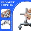 Square key, 4-way tap key, heating key, cross tap tool,