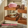 JCXivan Mixing Bowls with Lids Set,4 Piece Large Plastic Nesting