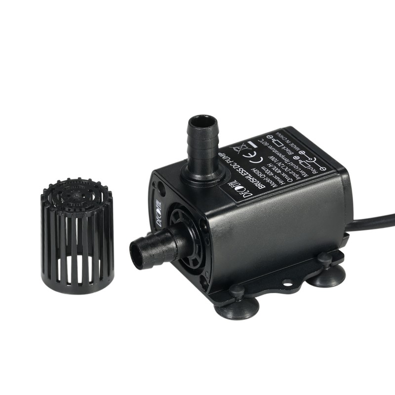 Decdeal Ultra-quiet Mini DC12V 10W 400L/H Lift 400cm Brushless Water