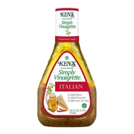 Ken’s ( 2 Pack ) Ken's Steak House Simply Vinaigrette Italian Salad Dressing, 16 Oz