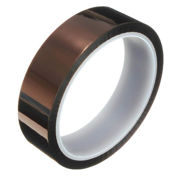 horlirty 25mm x 33m Double Sided Heat Resistant Kapton Polyimide