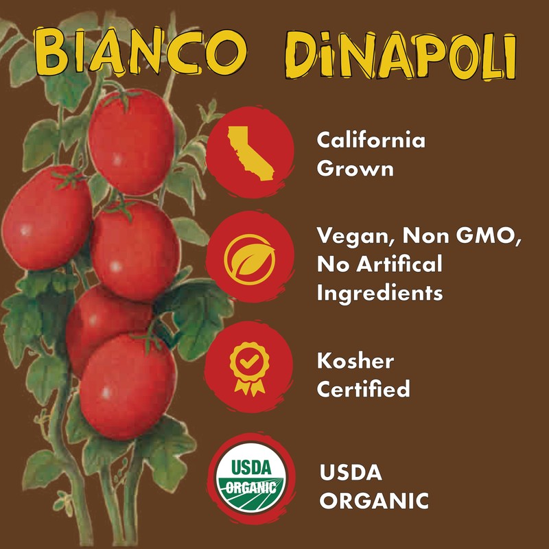 Bianco DiNapoli Organic Tomato Paste - Vine Ripened California Grown