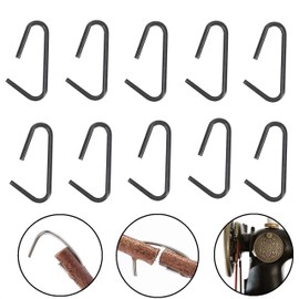 Fbshicung 10 Pcs 5/16 Inch Leather Belt Hooks for Old Style Singer/Jones Sewing Machine Treadle Accessories