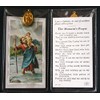 St Christopher ~ Prayer Card and Medal