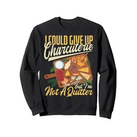 Charcuterie Food Cheese Lover Meat Slate Charcuterie Sweatshirt