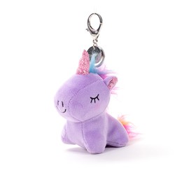 Plushland Magnetic Unicorn Pair - Luna & Aurora Kissing Plush Keychain Set, Pastel Dreamers Emotional Support Gift with Heart Charm, Magical Stuffed Animals 4 Inches (Kissing Unicorn Pair)
