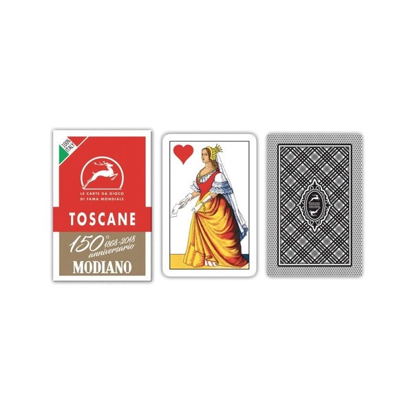 Modiano Regional Playing Cards Toscane Anniversary of the 150 Years,