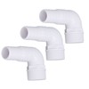 3Pcs Elbow Adapter Connector 90 Degree Fitting for Hayward SPX1105Z3