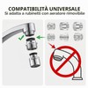 WestCH 16 pezzi Adattatore per Rubinetto in Metallo, Connettore per