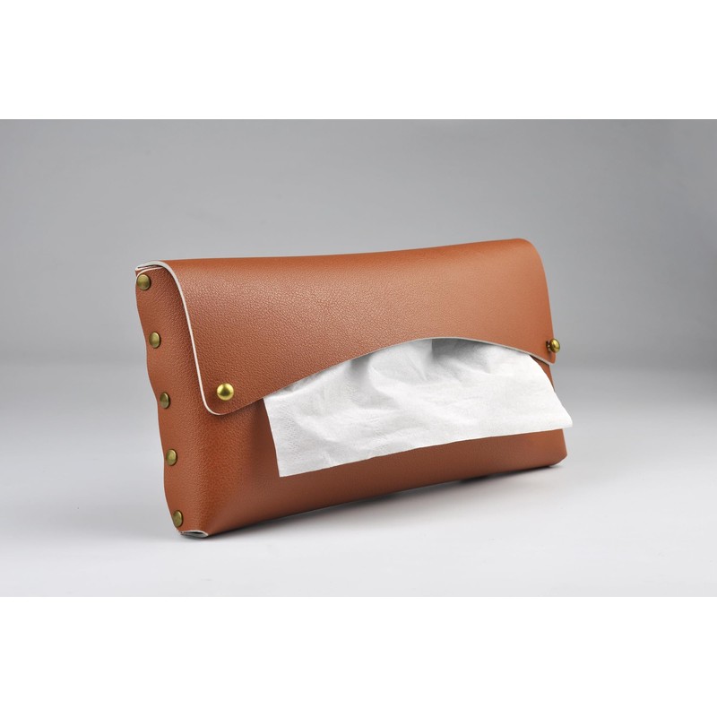 THINGIS Car Tissue Holder, Tissue Case for Sun Visor, PU