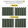 NICETOWN Bedroom Blackout Curtain Panels - (Dark Mallard Color) 52