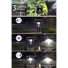 AURAXY Solar Outdoor Lights with Motion Sensor – Waterproof LED