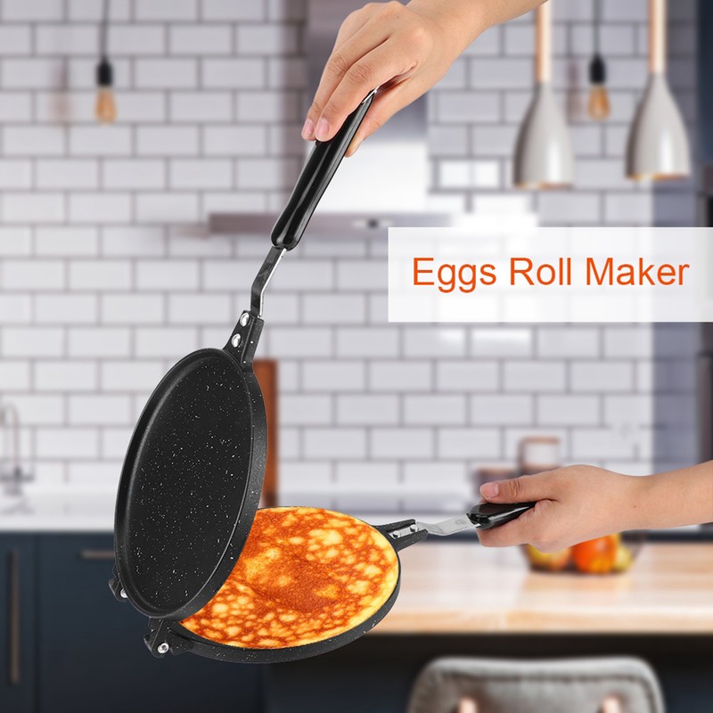 Household Round Shape Eggs Roll Maker Waffle Baking Mold Kitchen