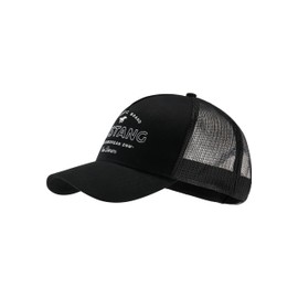MUSTANG Unisex Cotton Cap with Mesh Base, black