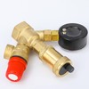 DN25 Brass Boiler Valve, 3-6Bar Adjustable Relief Valve Pressure Regulator