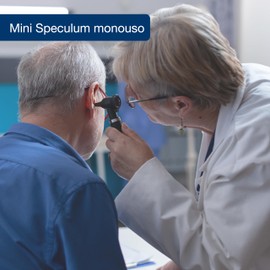 GIMA - Mini Disposable Ear Speculum Diameter 4mm Black Colour Latex Free Pack of 100