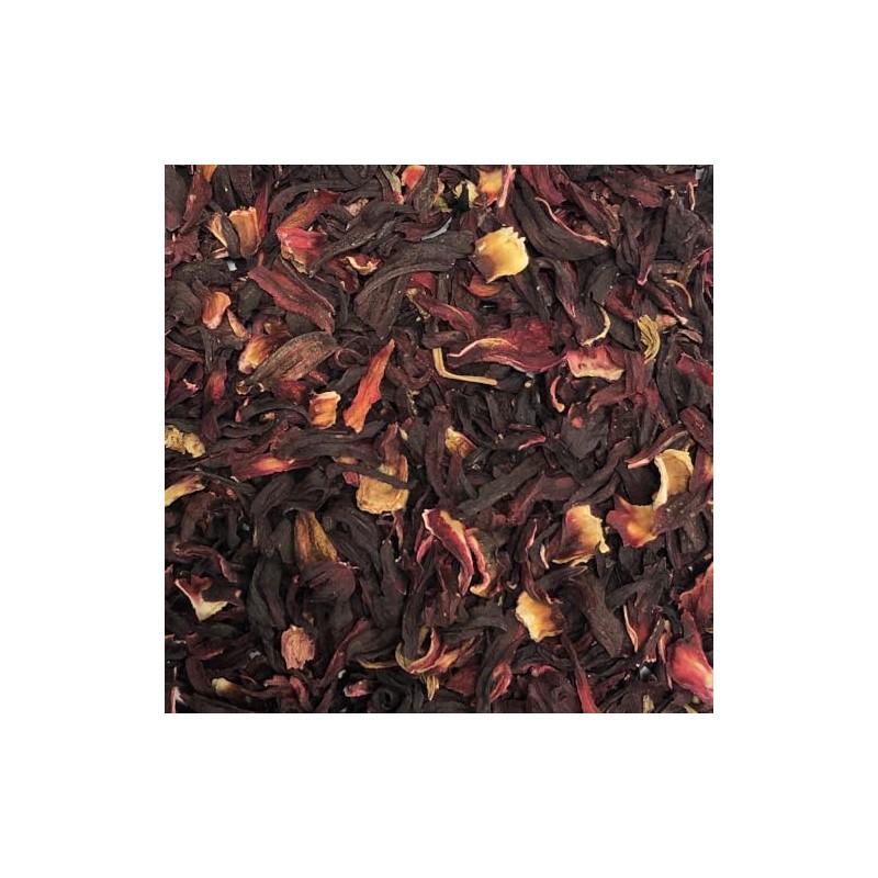 LOEYTEA Loose Leaf Herbal Tea, 1 lb Pouch, Hibiscus