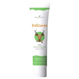 KidScents Slique Toothpaste by Young Living - 4 oz Tube - Gentle Dental Care for Kids - Premium Essential Oils - Citrus-Mint Flavor - Fights Plaque Re