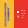 Amtech P5170 2 Piece Steel Ruler Set
