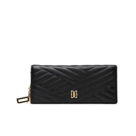Daks (신세계강남점)블랙 DD 로고 메쉬 엠보싱 장지갑 DCWA8F212BK (Shinsegae Gangnam Store) Black DD Logo Mesh Embossed Long Wallet DCWA8F212BK