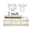 Pro Bamboo Kitchen Hanger Bolts 1/4-20 x 2 Double Head