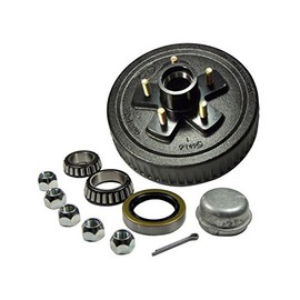 Rigid Hitch Trailer Hub-Drum Assembly (HD-1000-04-A) 5-Bolt on 4-1/2" Bolt Circle with 1-3/8 Inner / 1-1/16 Outer Bearings - Single