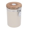 Coffee Canister 1.8L Stainless Steel Airtight Coffee Bean Storage Container