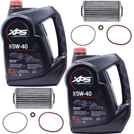 Edwards Full Synthetic Oil Kit fits Sea Doo BRP Oil Change Kit W/Filter & O Rings All 4-Tec GTX GTI RXP RXT 2 Pack