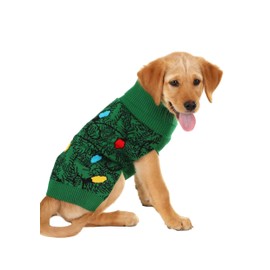 Christmas Tree Dog Sweater L
