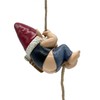 FICITI Funny Garden Gnomes Decorations, Archer Bowman Climbing Rope Hanging