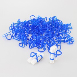 airgoesin Cotton Roll Holder Clip Disposable Dental Isolator Tool Clinic 100Pcs