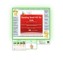 Reading Boost Kit for Kids – Step-by-Step Learn to Read & Reading Readiness Program, Interactive Phonics & STEM/STEAM Games, Reading Comic Strip for Emergent Readers, Teaching Resources – Ages PreK, Kindergarten, 1st Grade – 20-Minute Lessons