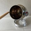SA&MC Hand-Crank Rotating Stainless Steel Coffee Bean Roaster with Thermometer