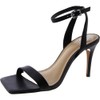 Vince Camuto womens Saprenda Ankle Strap Heeled Sandal, Black, 7.5