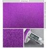 Purple 11.8X 53 Inch (30 x 135 cm) Sparkly Superfine