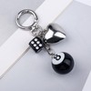 Mikovivi Bag Charms for Man & Woman, 8 Ball Keychain