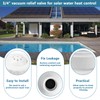 3/4" Vacuum Relief Valve Fixes Pool Solar System Pool Heating