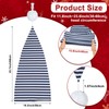 Eurzom 2 Pcs Men's Night Cap Striped Pajama Hat Adjustable