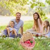 MAGICLULU Wicker Picnic Basket with Insert, Country House Style Picnic