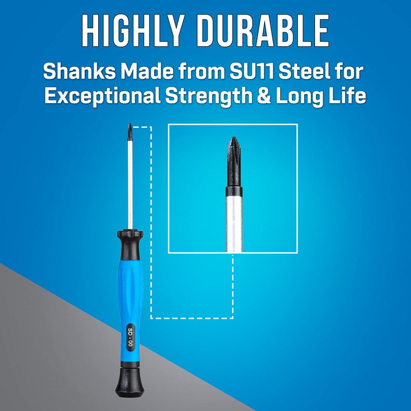 Jonard Tools SDKP-2 Phillips #00 & Cabinet Slotted Precision Screwdriver