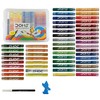 50 Assorted Colour Shades DOMS Oil Pastels - Rich Bright