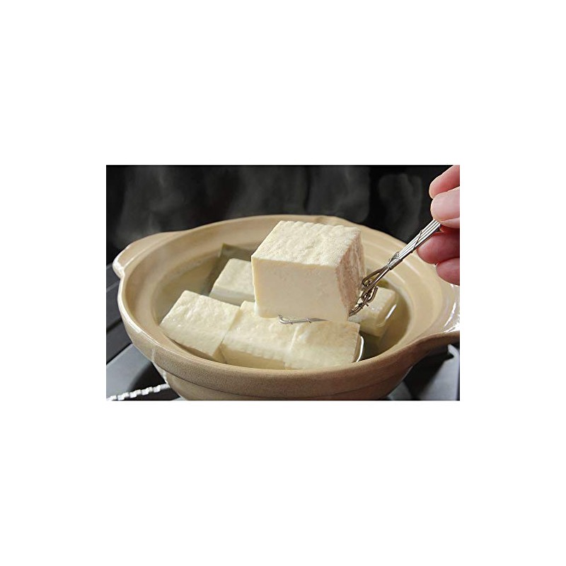 MT Trimatsu Boiled Tofu Spoon, Stainless Steel, Large, Round Net