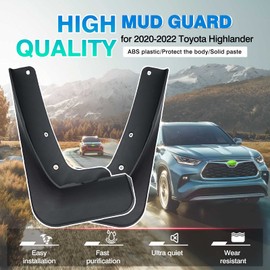 Autorder Mud Flaps Splash Guards for 2023 2024 2025 Honda Accord Accessories Mudflap Fender Flares Front and Rear Mud Guard Set 4Pcs