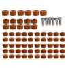 Unbranded Orange Engine Bolt Topper Caps Cover For Harley Touring