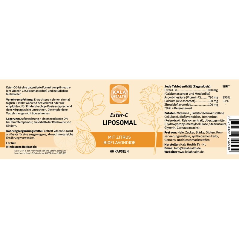 Kala Health Liposomal Ester C - The First Ester C
